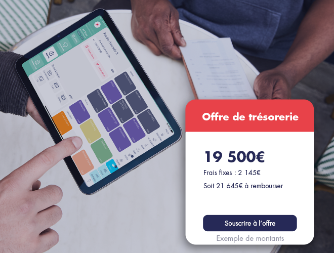 Offre avance de trésorerie mobile