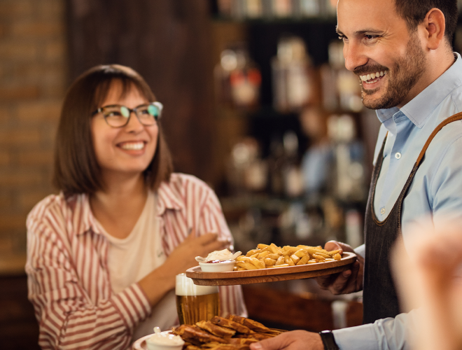 serveur paiement à table