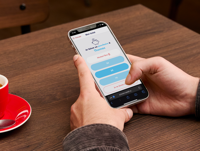 payer via paiement à table 