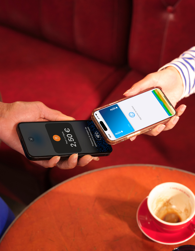 Tap to Pay en cours de paiement