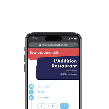 L'Addition Réservation