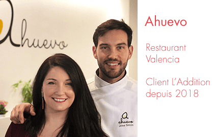 ahuevo restaurant valencia client L'Addition depuis 2018