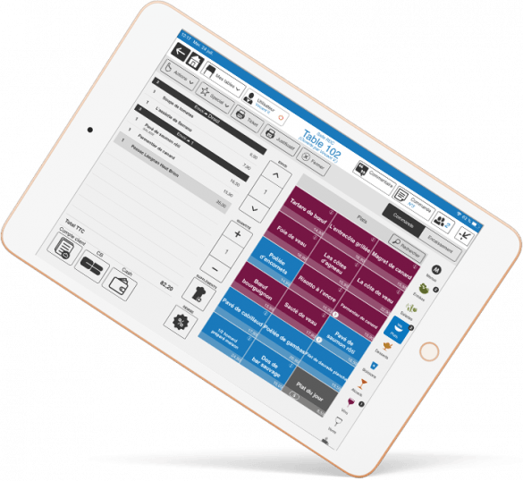iPad restaurant brasserie