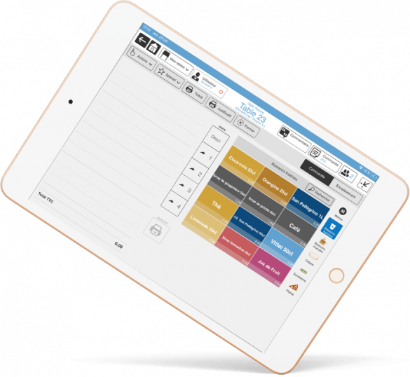 salon de the coffee shop iPad