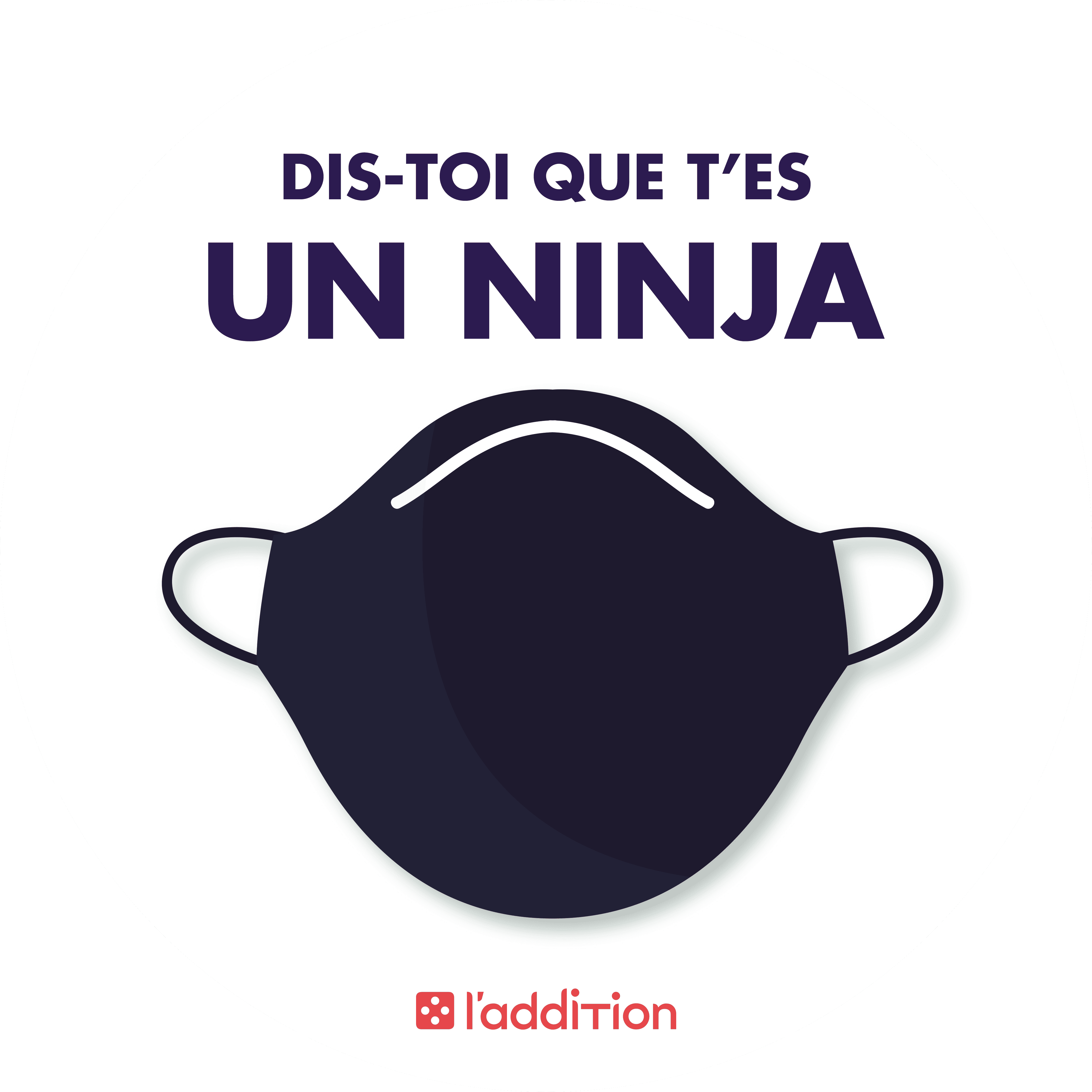 Sticker masque 1