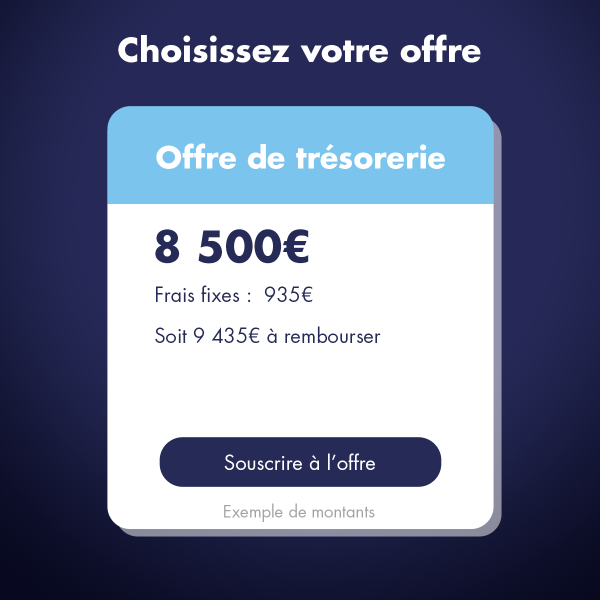 Avance de trésorerie offre