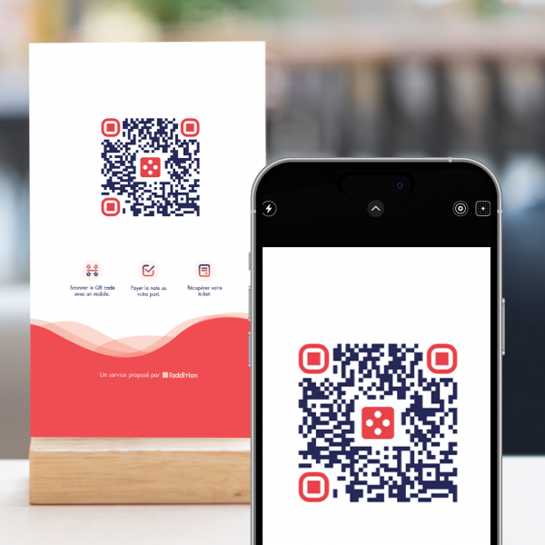 visuel qrcode paiement à table