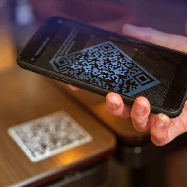 QR code menu à table